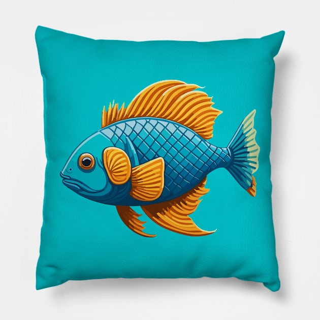 Cute Fish Pillow by SpriteGuy95