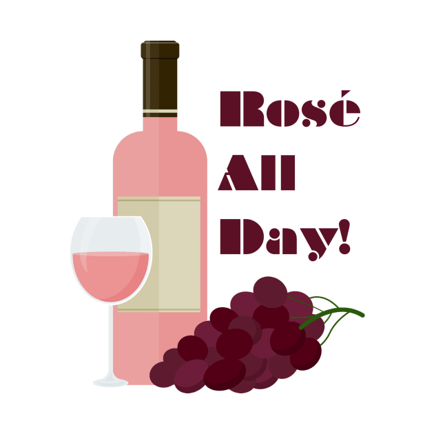 Rosé all day! by VinumDesigns