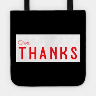 Give Thanks Tote