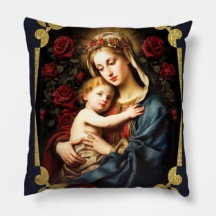 The Madonna and Child Pillow