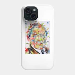 T. S. ELIOT - watercolor portrait .1 Phone Case