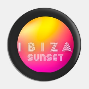 Ibiza Sunset Pin