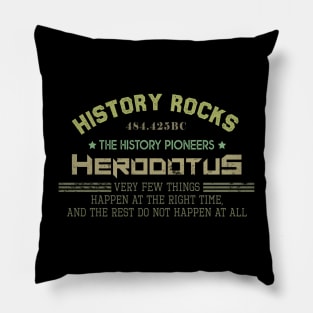 History Rocks! Pillow