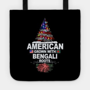 Christmas Tree  American Grown With Bengali Roots - Gift for Bengali From Bangladesh Tote