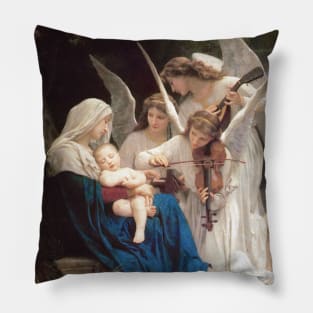 Song of the Angels by Bouguereau Pillow