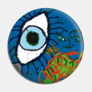 Odysseus - Abstract Art Pin