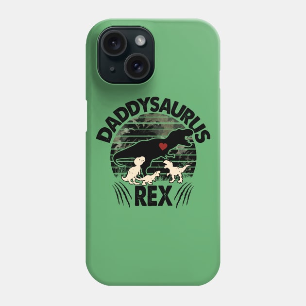 Daddysaurus Rex; dad; daddy; father; father's day gift; gift; father's day; dad's birthday; birthday; dino; dinosaur; love; cute; Phone Case by Be my good time