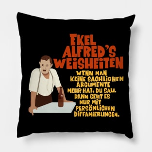 Alfred Tetzlaff - Ekel Alfred - Ein Herz und eine Seele Pillow