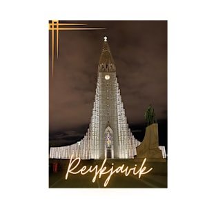 Hallgrímskirkja Church in Reykjavik T-Shirt