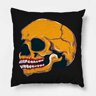 Smiling skull Pillow