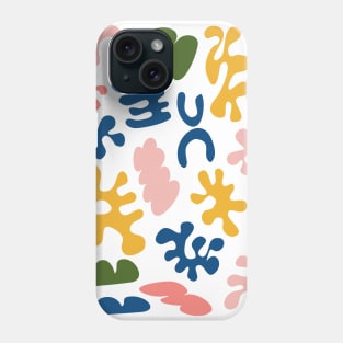 Abstract Scandinavian Cut Out Shapes Phone Case