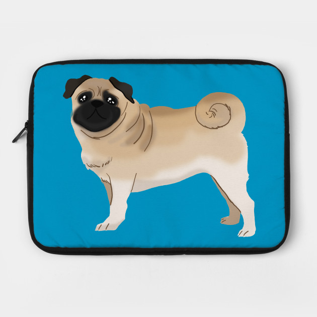 pug laptop case