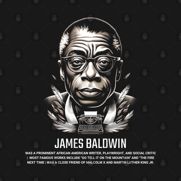 James Baldwin by UrbanLifeApparel