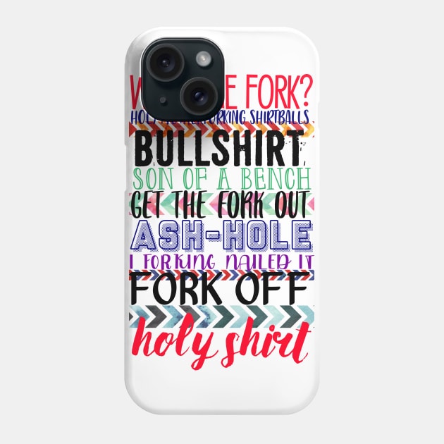 The Good Place curse words Phone Case by Lizzie081194