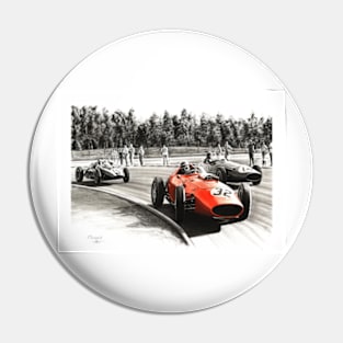 Ferrari Dino 246, Froilan Gonzalez, Bruce McLaren Pin