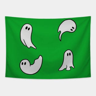 Adorable Ghost Quartet, Cute Ghost Design Tapestry