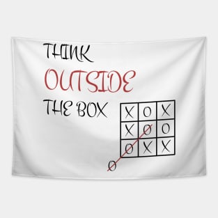 Think Outside The Box Gift Tapestry