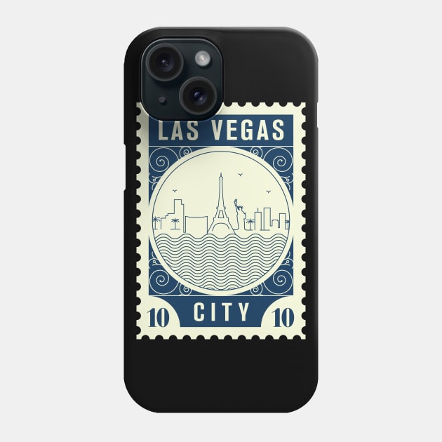 Las Vegas Stamp Design Phone Case by kursatunsal