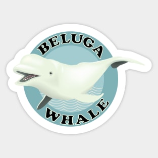 Polite Beluga Sticker for Sale by desigbyZEE