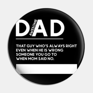 dad Pin