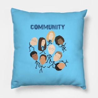 Community TV characters Pillow