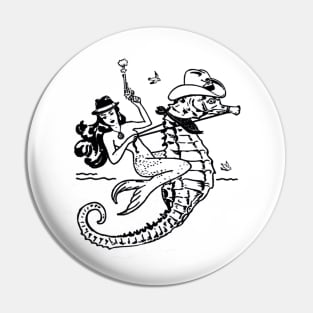 cowgirl mermaid Pin