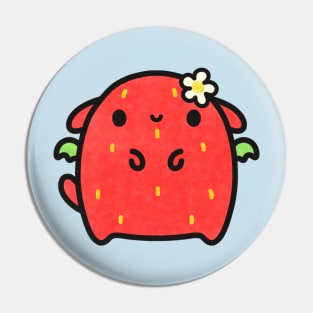 Cute strawberry dragon Pin