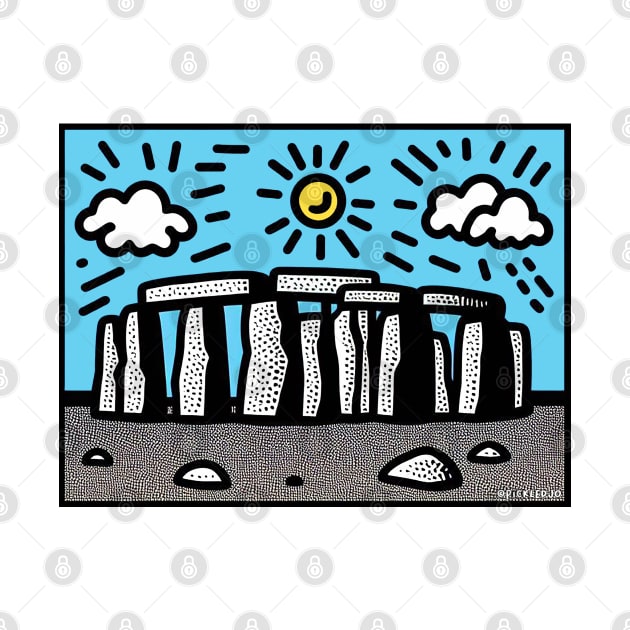 Stonehenge Pop Art by Sketchy