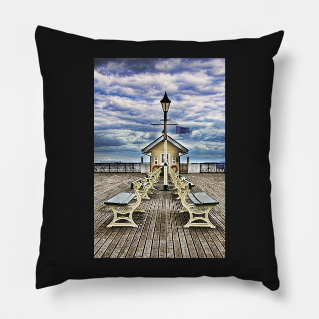 End Of The Pier Show at Penarth, South Wales Pillow by IanWL