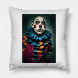 A Creepy, Scary Clown Pillow