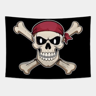 Pirate Adventure - Pirate and Pirate Flag Tapestry