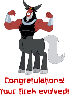 Congratulations! Your Tirek evolved! Magnet