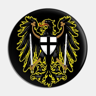 Teutonic Eagle REVISED     (dark tees) Pin