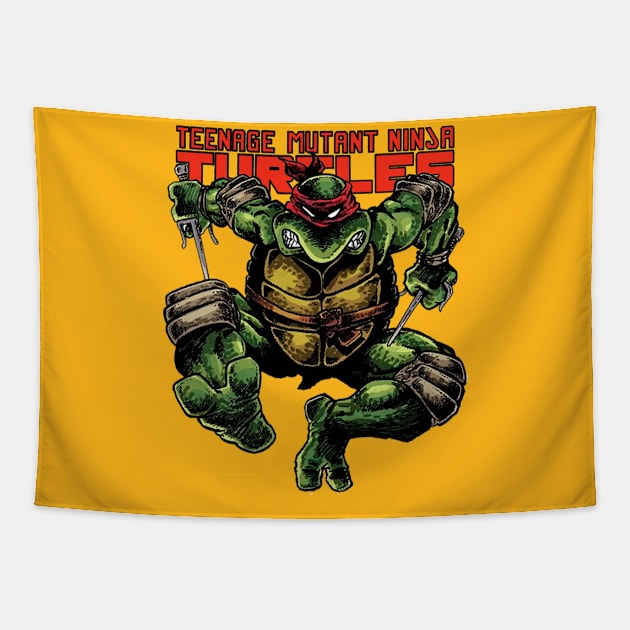 TMNT Raphael Tapestry by partynerdz