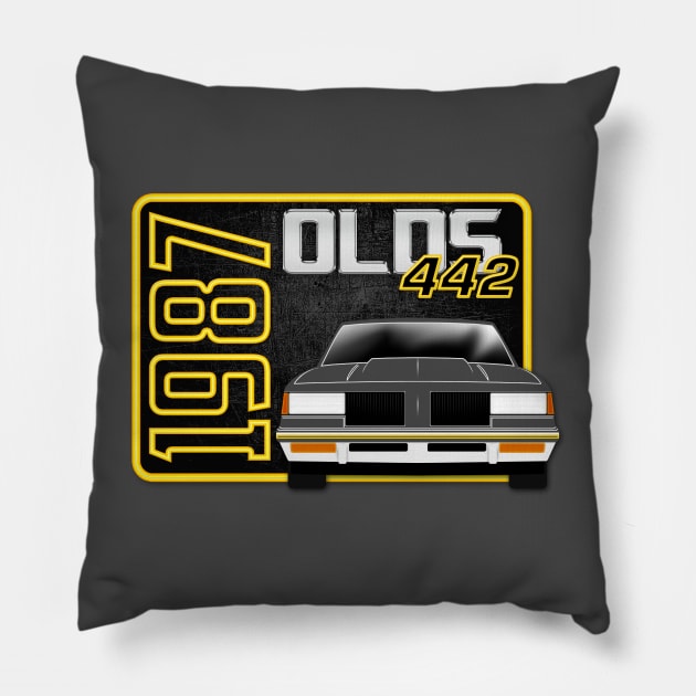 1987 Oldsmobile 442 Pillow by Collector Express