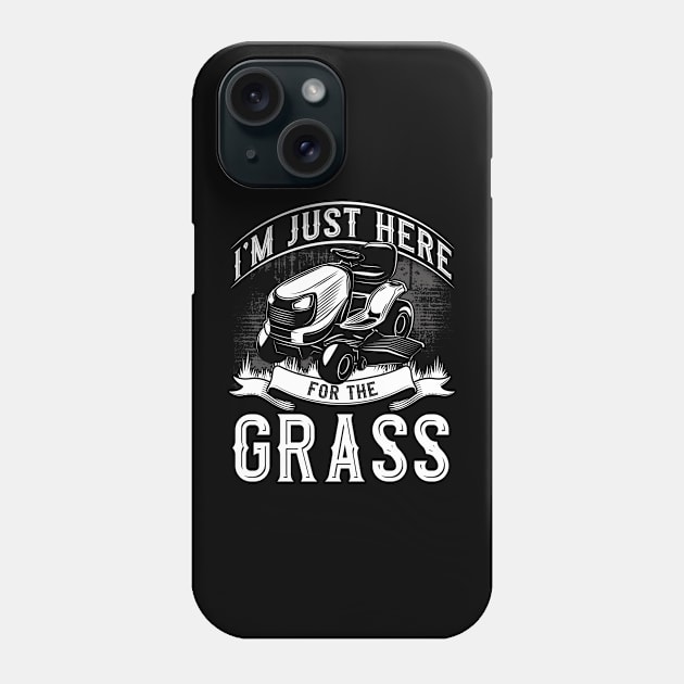 Lawn Ranger Gardening Lawn Mower Phone Case by Toeffishirts