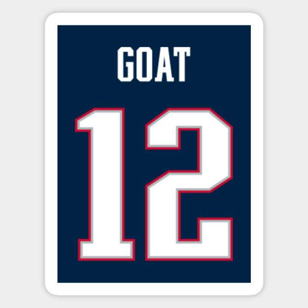 tom brady goat jersey