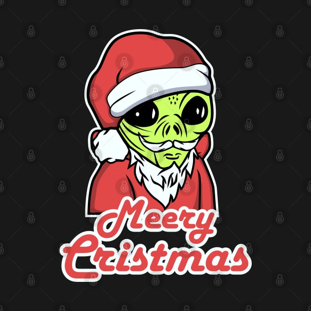 ALIEN CARTOON CRISTMAS by beanbeardy