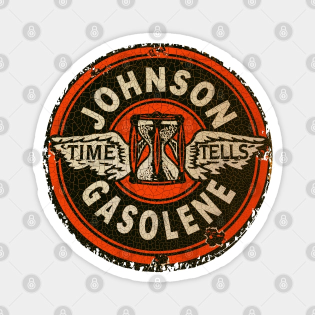 Johnson Time tells Gasoline Magnet by Midcenturydave