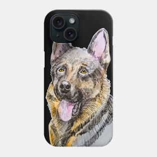 German shepherd Phone Case