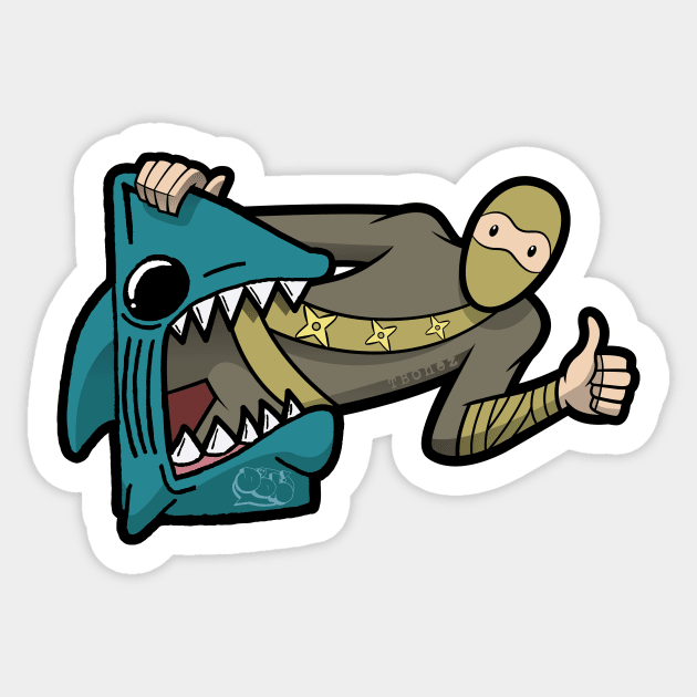 The Ninja Shark from TeePublic