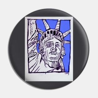 Lady Liberty Pin