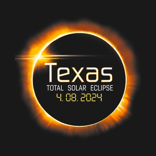 2024 Solar Eclipse Texas Usa Totality by SanJKaka