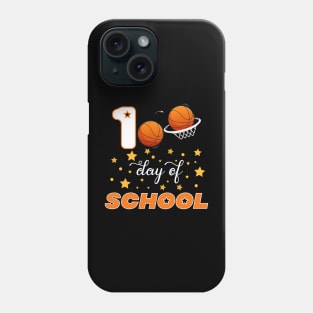 100 Days of school Basketball kids Phone Case