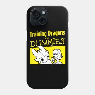 Funny Toothless Dragon Training Book Lover Mashup Parody Phone Case