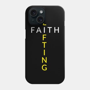 Faith Lifting Cross T-Shirt Phone Case