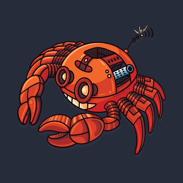 Crab Bot by Moe Tees