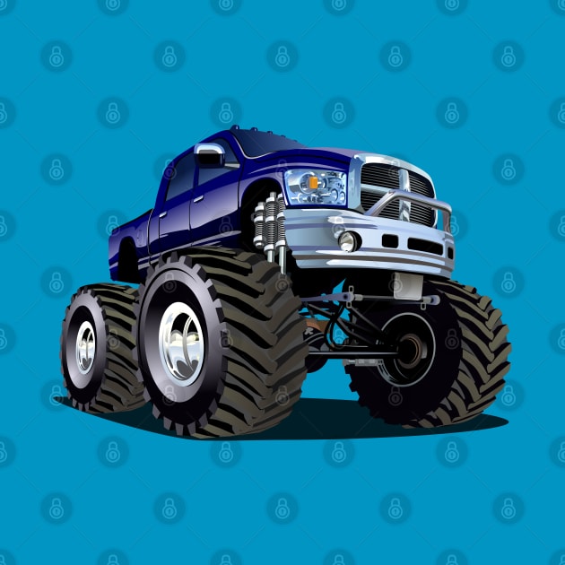 Cartoon Monster Truck by Mechanik