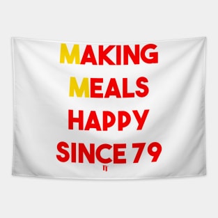 MEALS HAPPY Tapestry