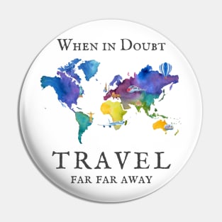 Wanderlust World Travel Pin